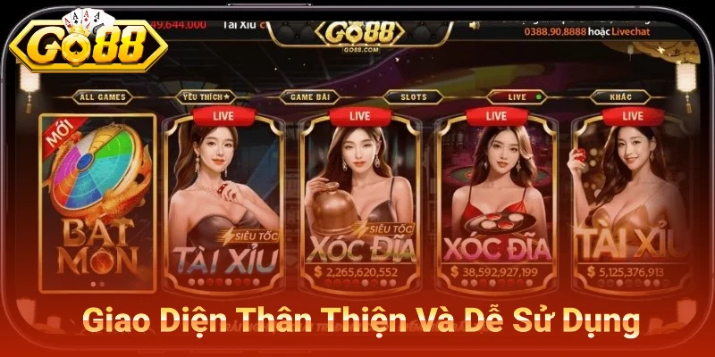 Giao Diện Thân Thiện Và Dễ Sử Dụng