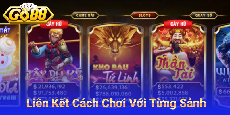 Liên Kết Cách Chơi Với Từng Sảnh